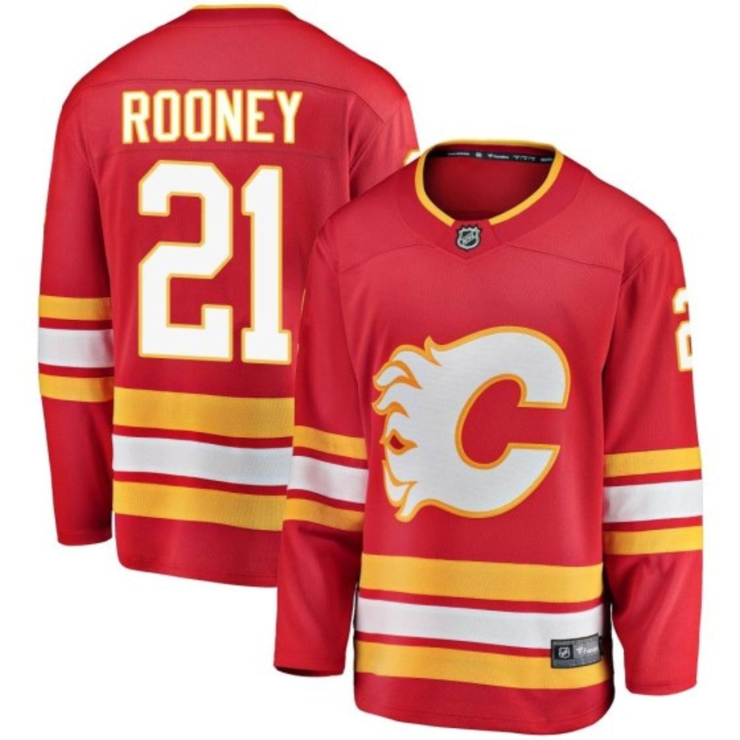 Hockey Kevin Rooney Calgary Flames 21 Jersey