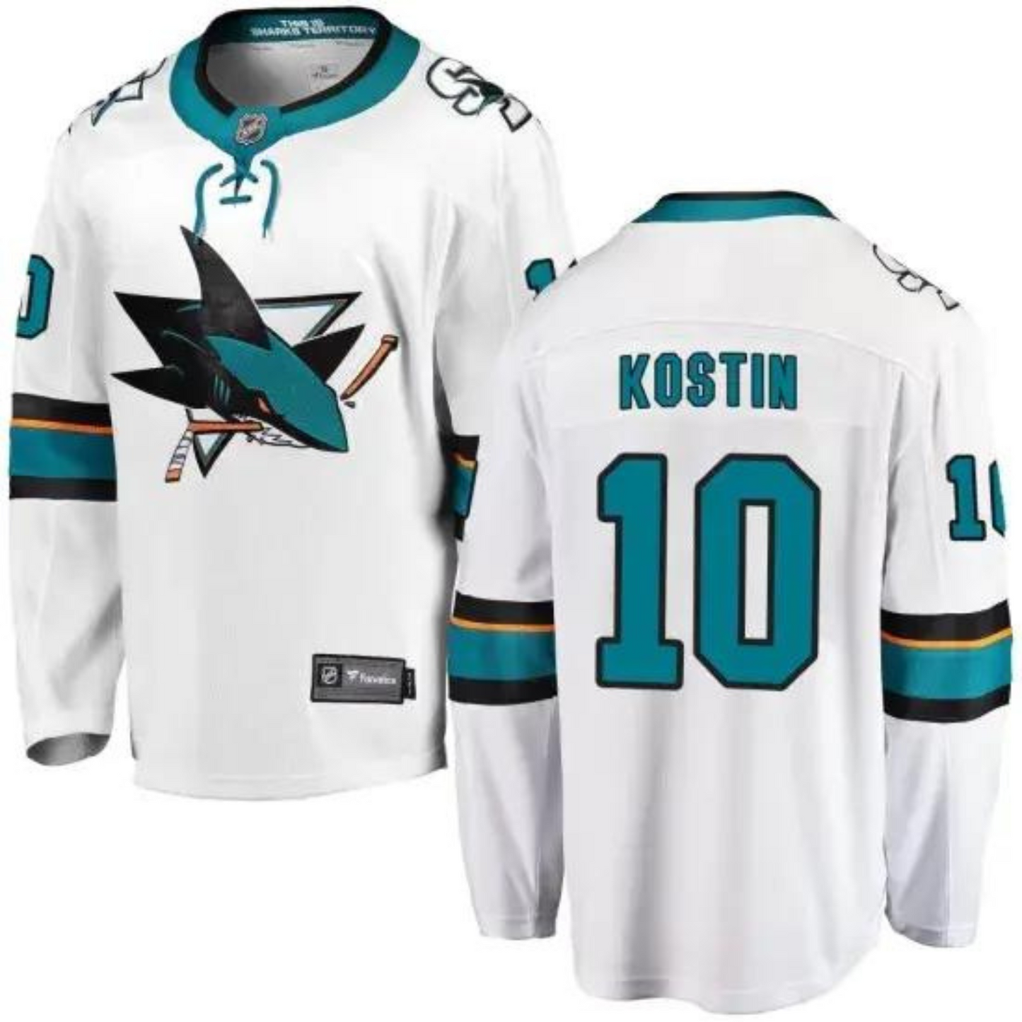 Hockey Klim Kostin San Jose Sharks 10 Jersey