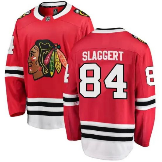 Hockey Landon Slaggert Chicago Blackhawks 84 Jersey