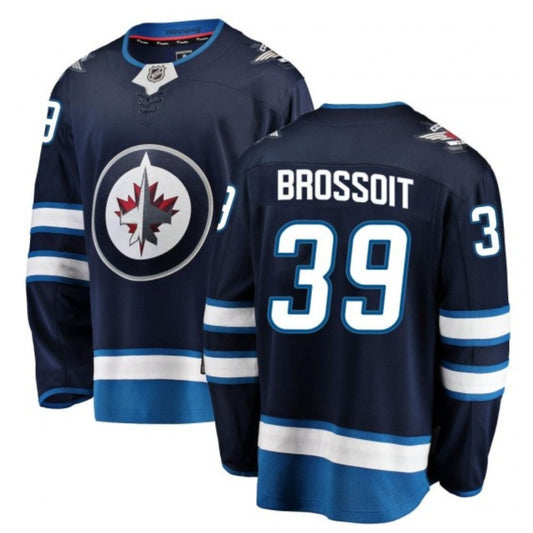 Hockey Laurent Brossoit Winnipeg Jets 39 Jersey