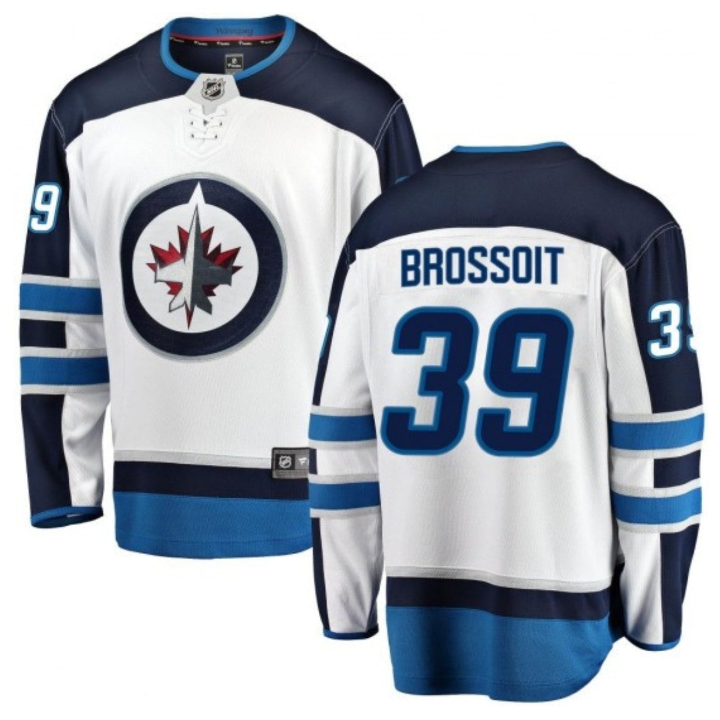 Hockey Laurent Brossoit Winnipeg Jets 39 Jersey