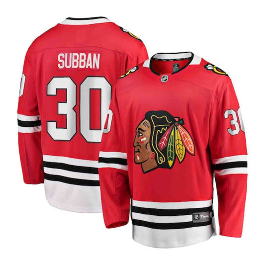 Hockey Malcolm Subban Chicago Blackhawks 30 Jersey