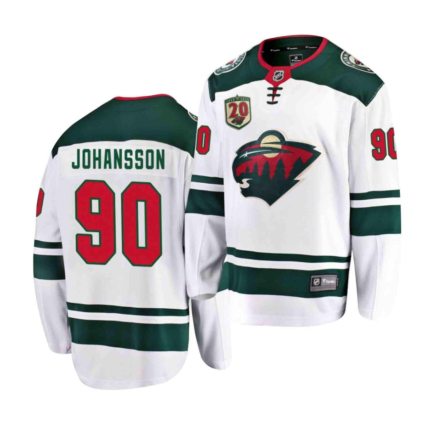 Hockey Marcus Johansson Minnesota Wild 90 Jersey