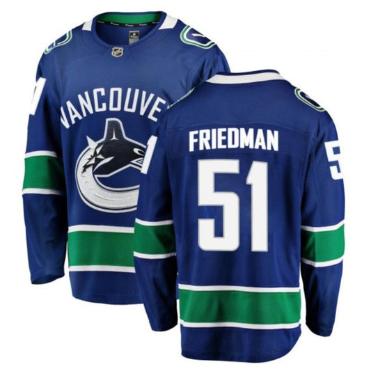 Hockey Mark Friedman Vancouver Canucks 51 Jersey
