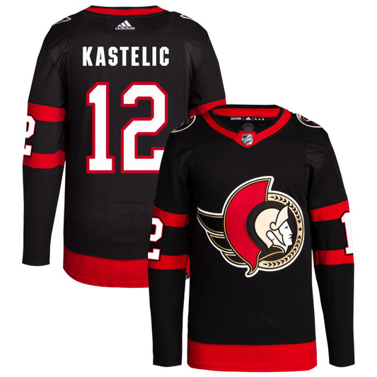 Hockey Mark Kastelic Ottawa Senators 12 Jersey