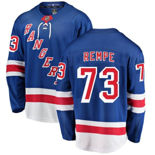 Hockey Matt Rempe New York Rangers 73 Jersey