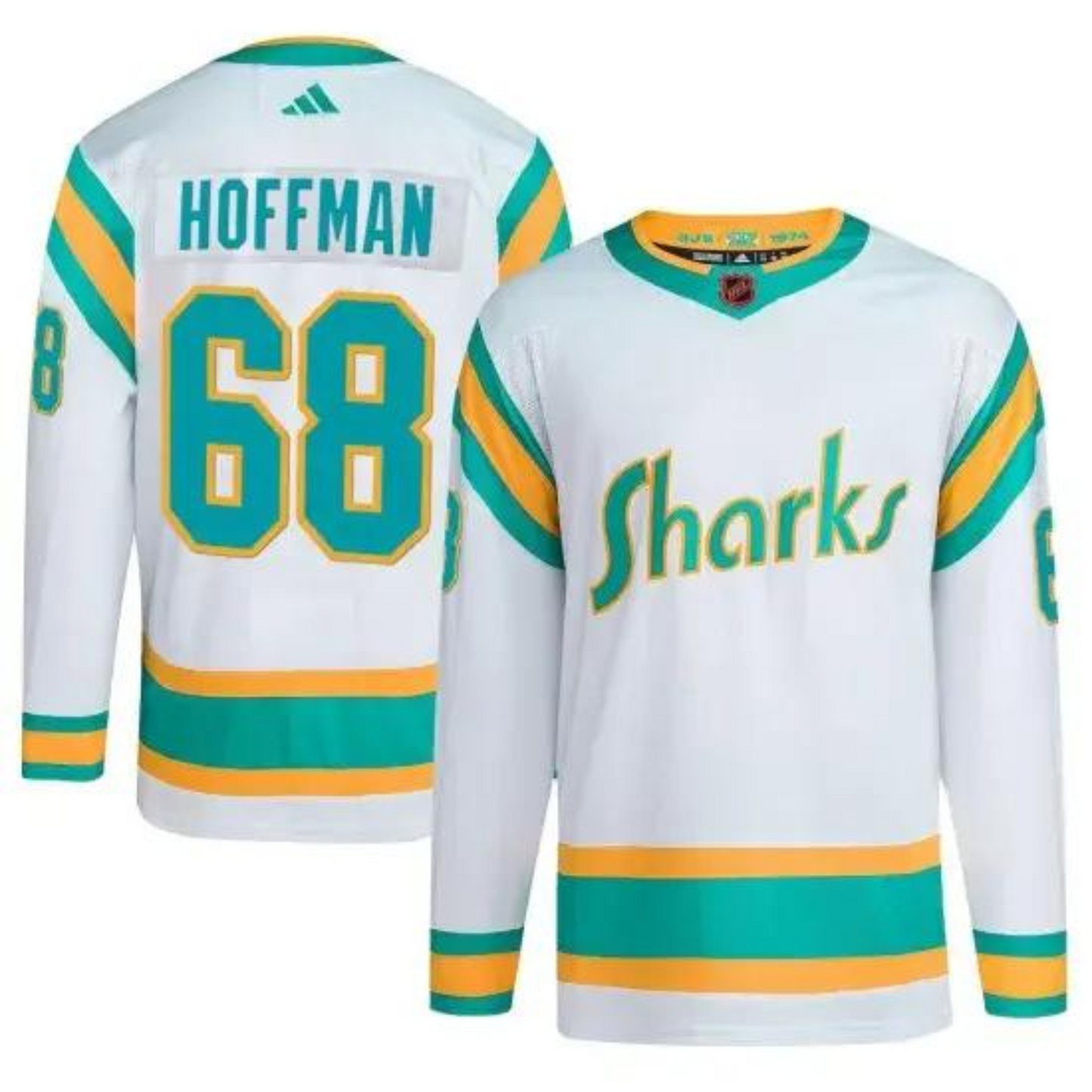Hockey Mike Hoffman San Jose Sharks 68 Jersey