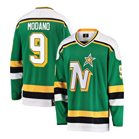 Hockey Mike Modano Minnesota North Stars 9 Jersey