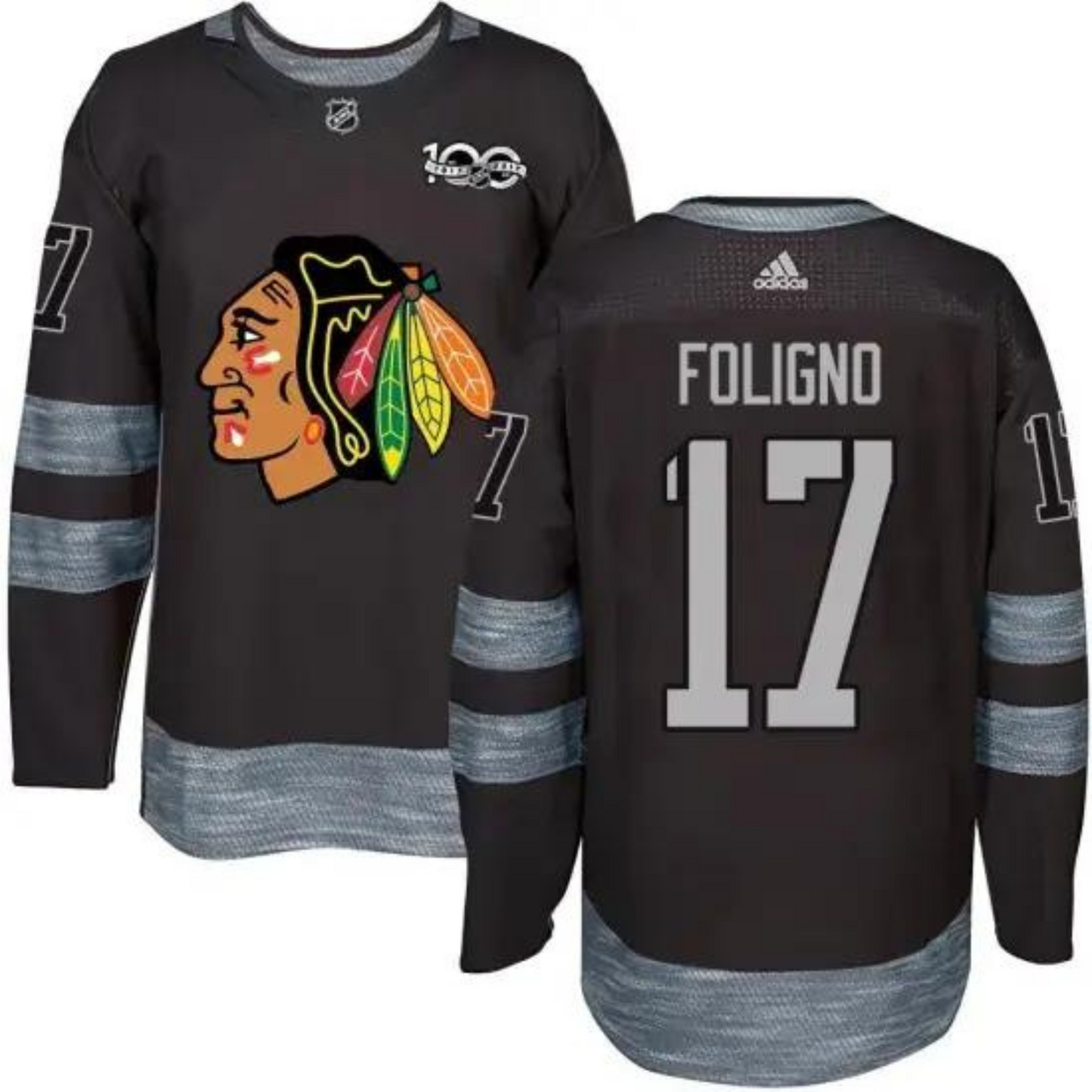 Hockey Nick Foligno Chicago Blackhawks 17 Jersey