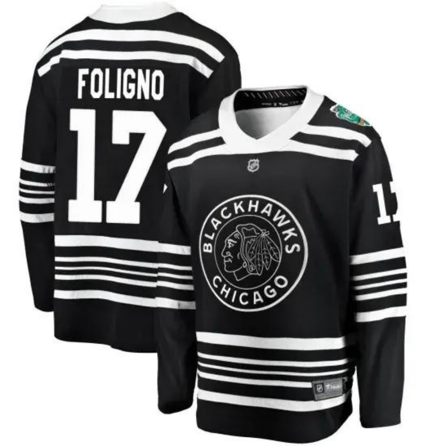 Hockey Nick Foligno Chicago Blackhawks 17 Jersey