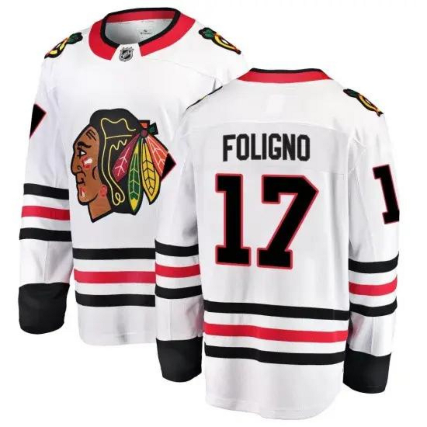 Hockey Nick Foligno Chicago Blackhawks 17 Jersey