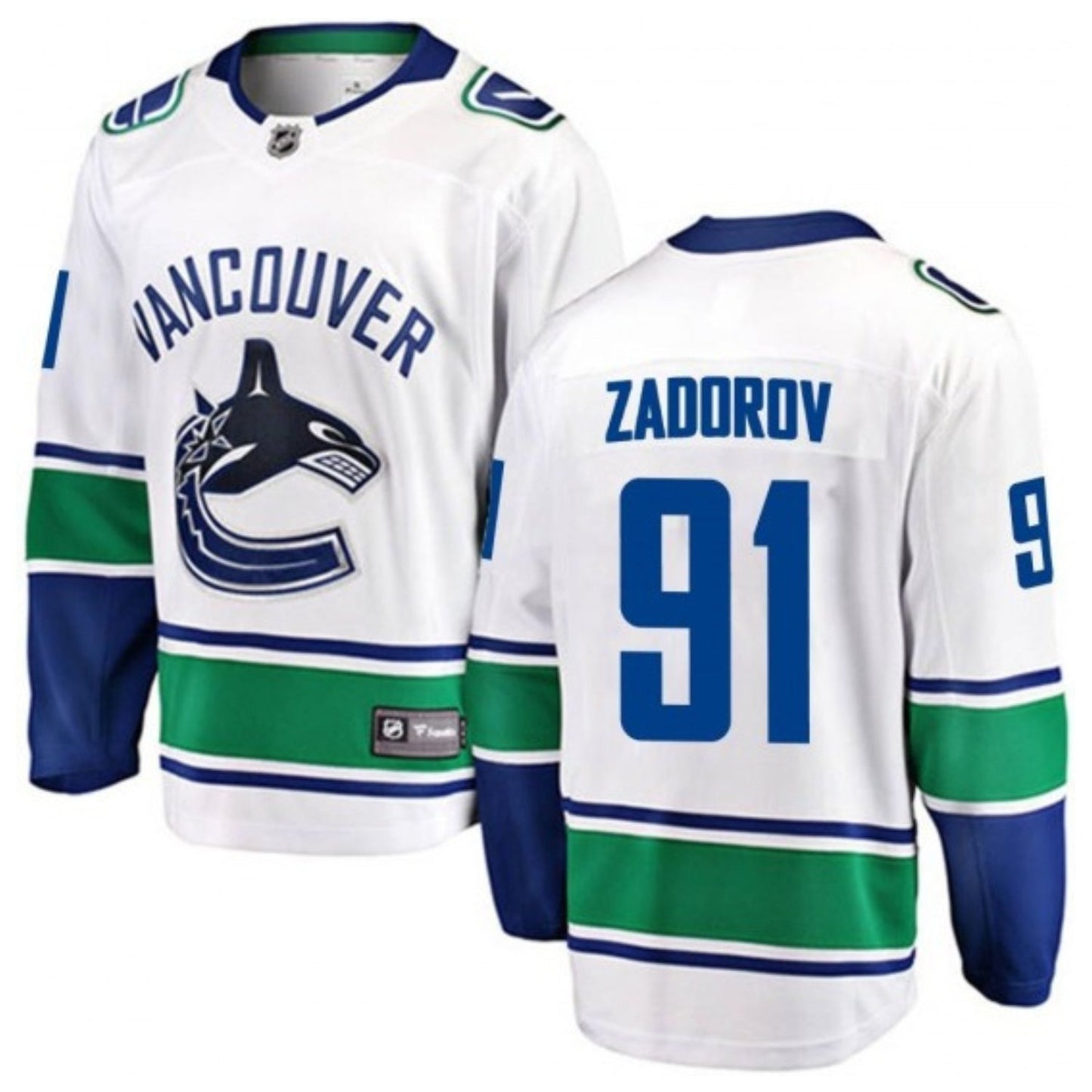 Hockey Nikita Zadorov Vancouver Canucks 91 Jersey