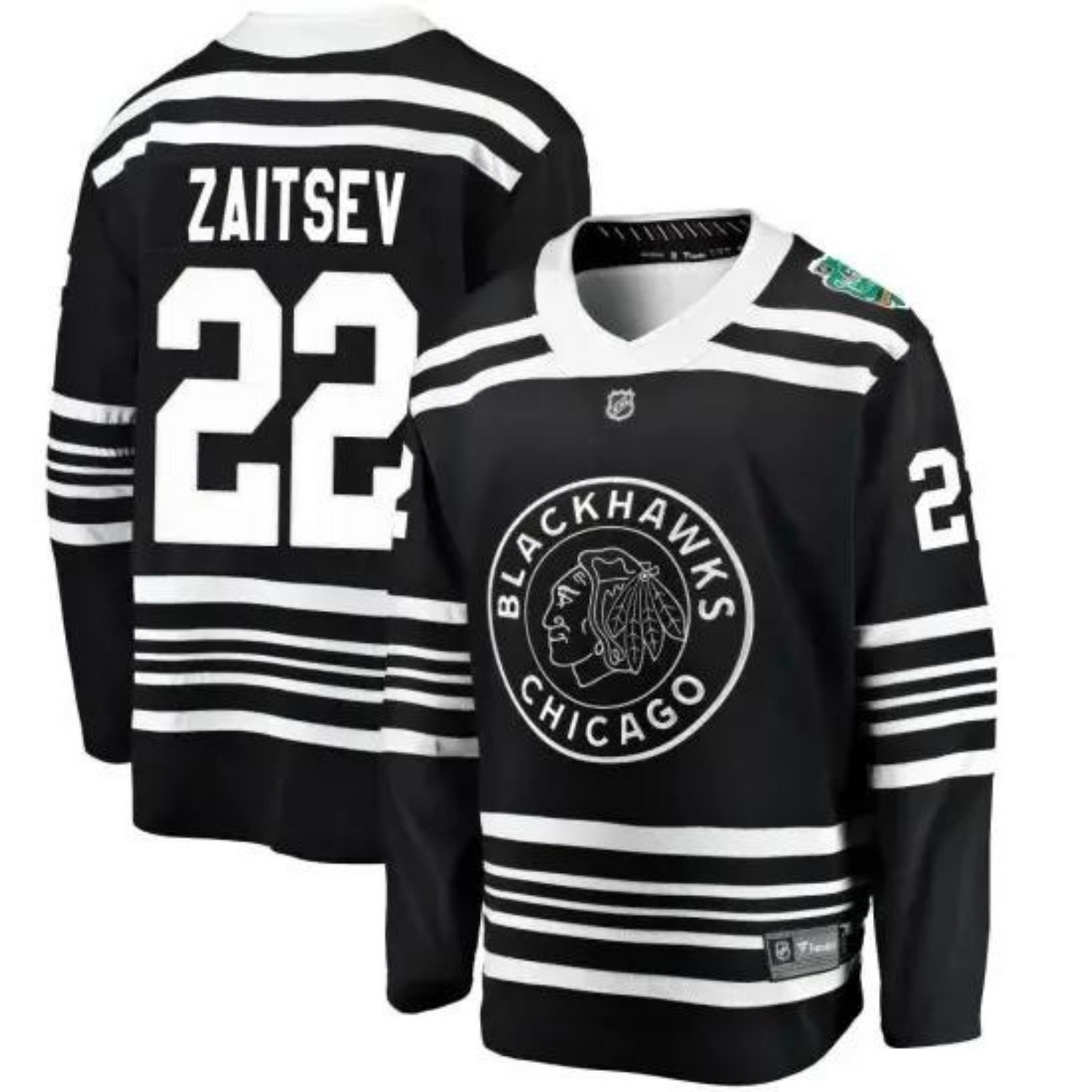 Hockey Nikita Zaitsev Chicago Blackhawks 22 Jersey