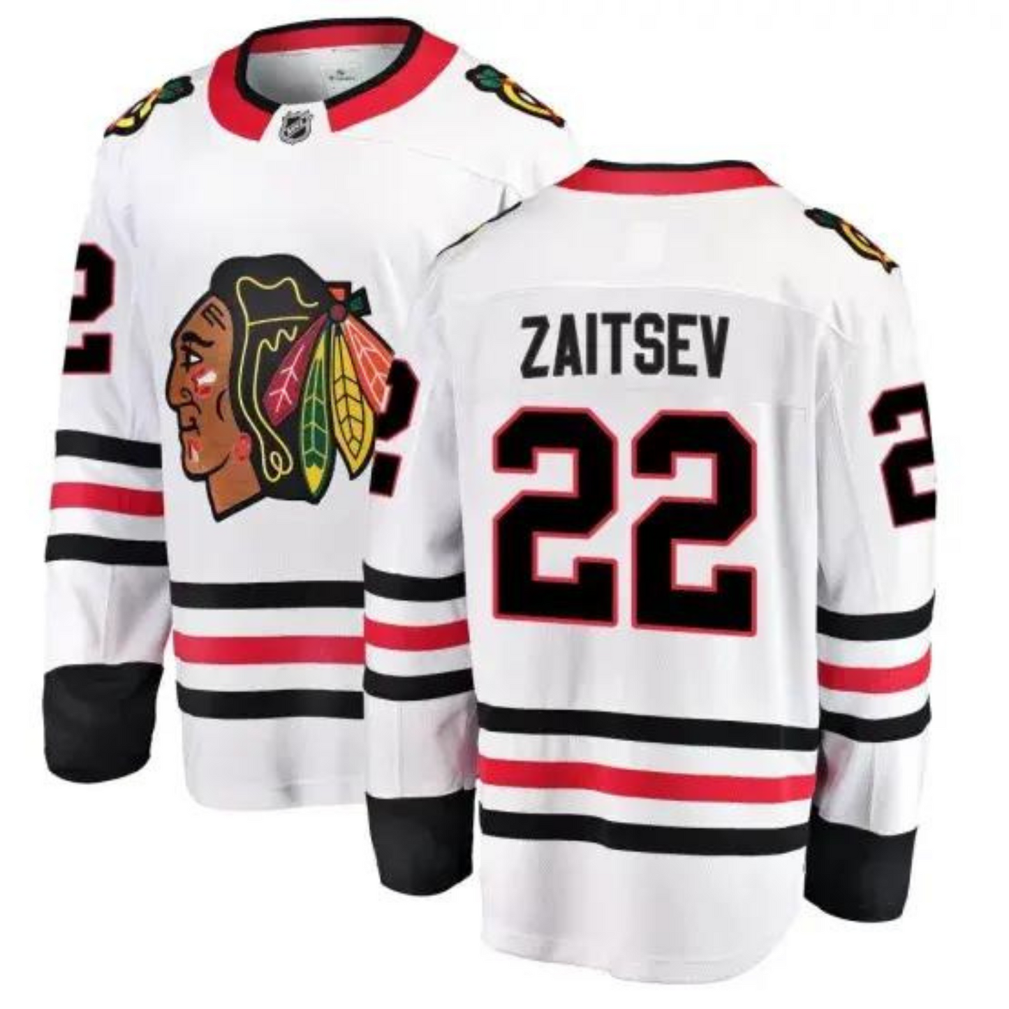 Hockey Nikita Zaitsev Chicago Blackhawks 22 Jersey