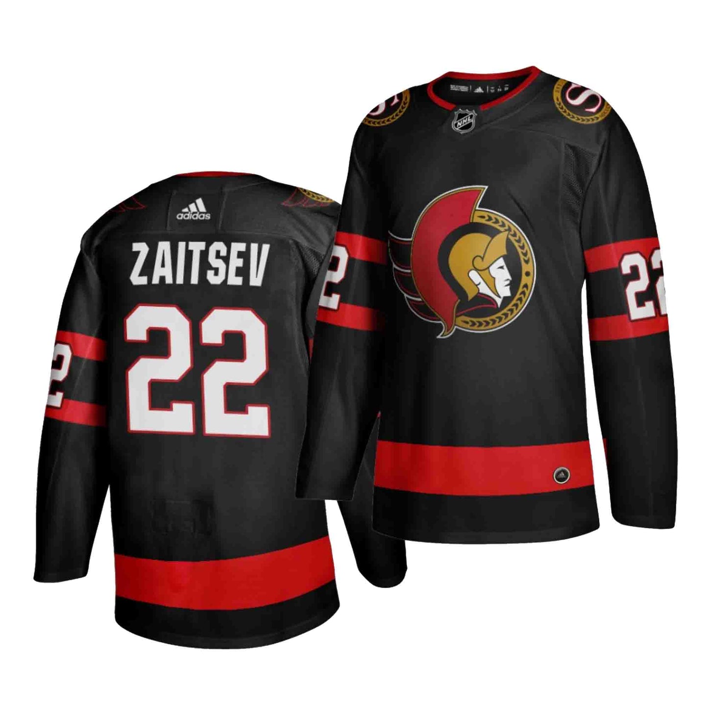 Hockey Nikita Zaitsev Ottawa Senators 22 Jersey
