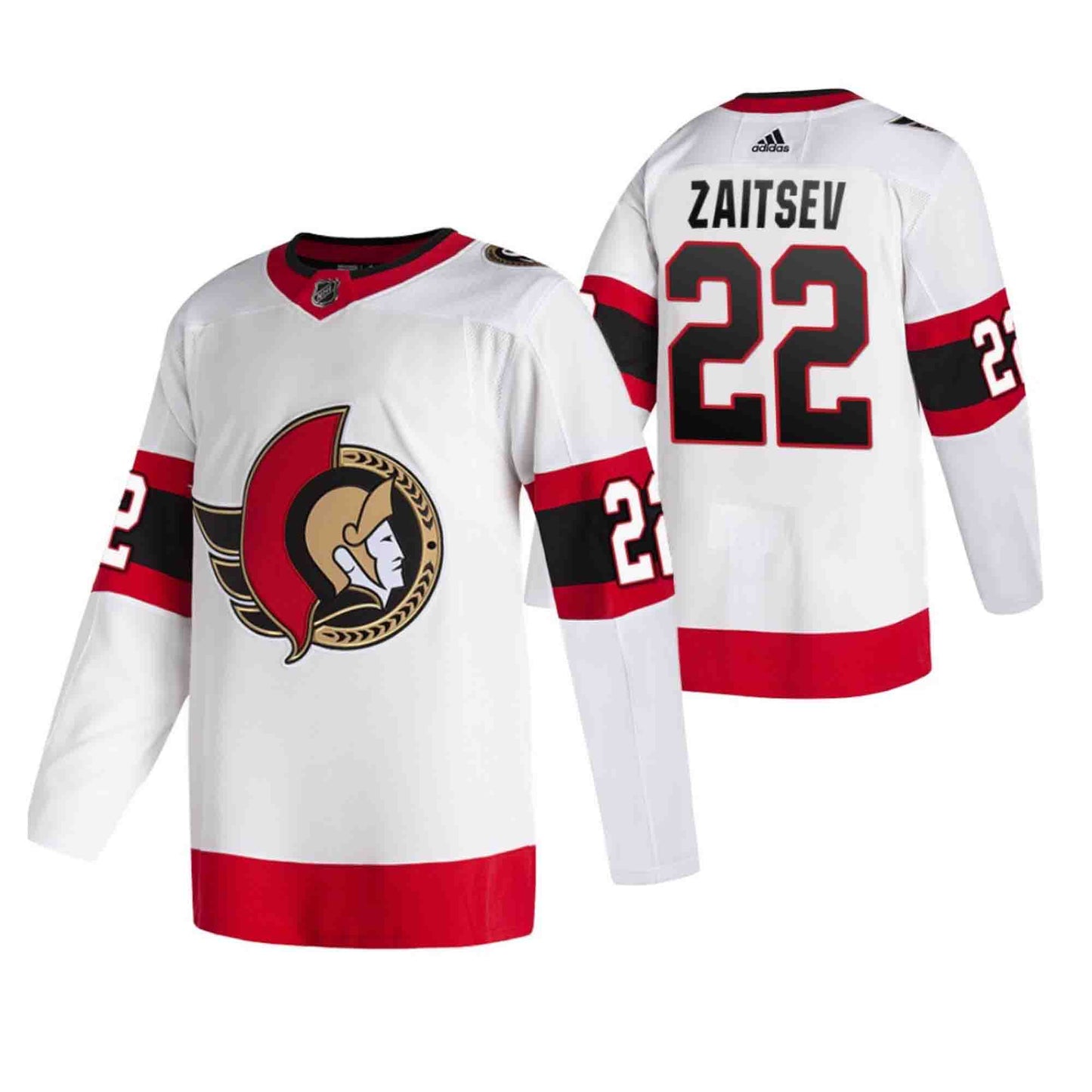Hockey Nikita Zaitsev Ottawa Senators 22 Jersey