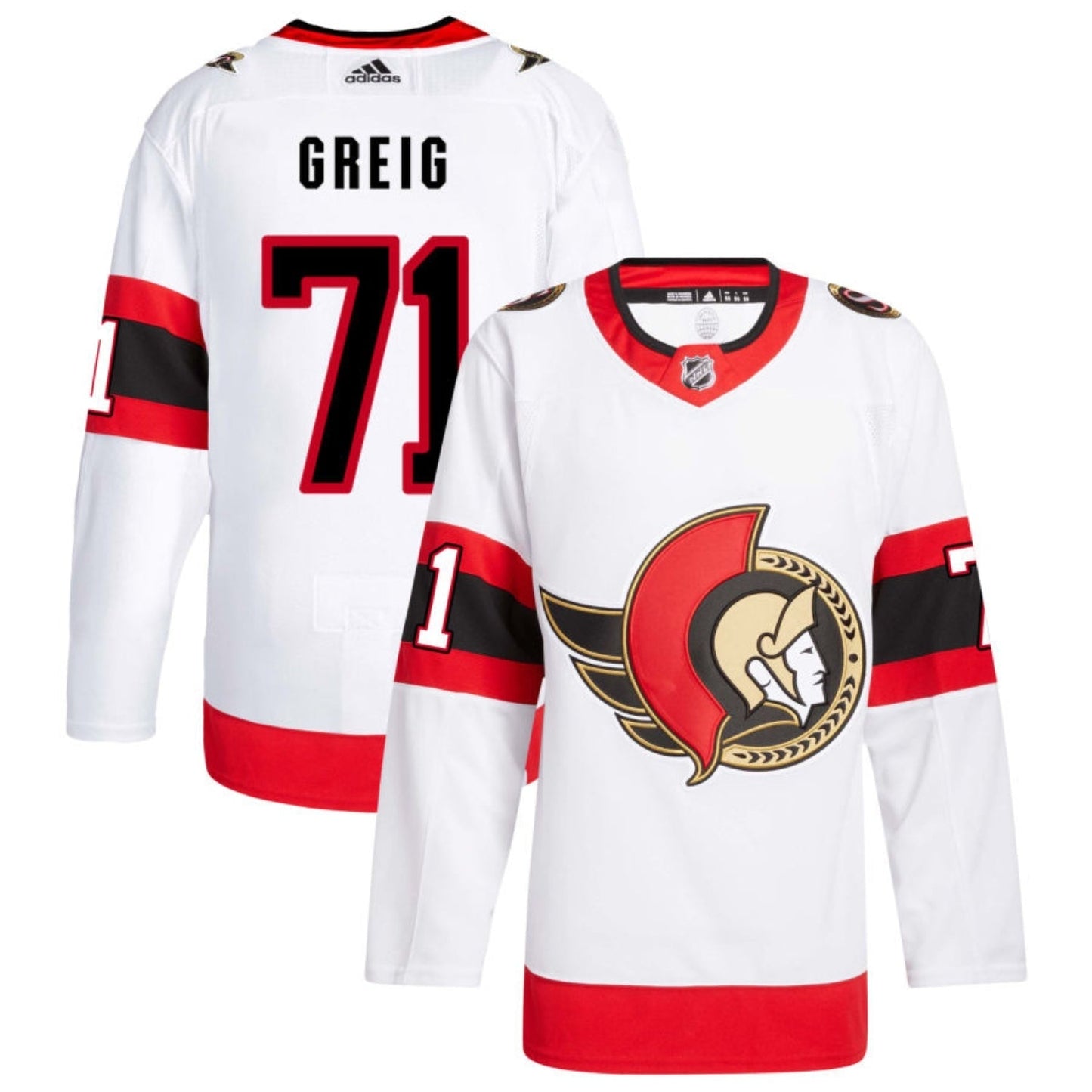 Hockey Ridly Greig Ottawa Senators 71 Jersey