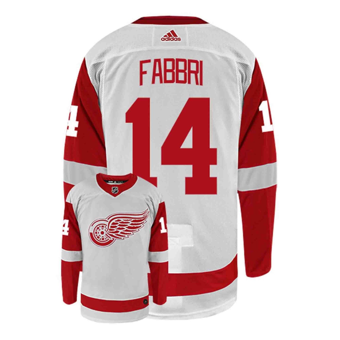 Hockey Robby Fabbri Detroit Red Wings 14 Jersey
