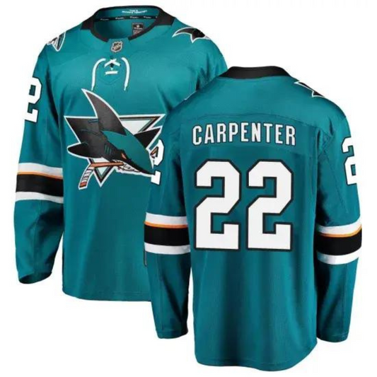 Hockey Ryan Carpenter San Jose Sharks 22 Jersey