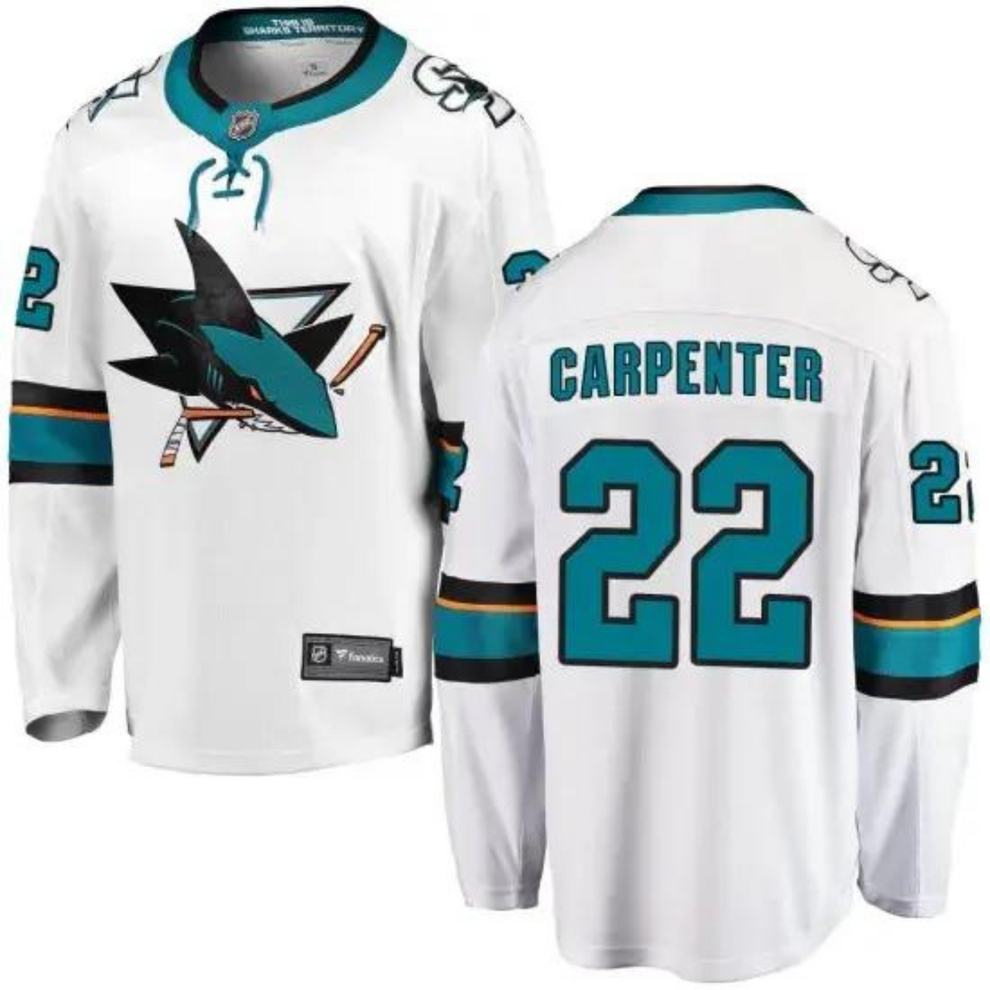 Hockey Ryan Carpenter San Jose Sharks 22 Jersey