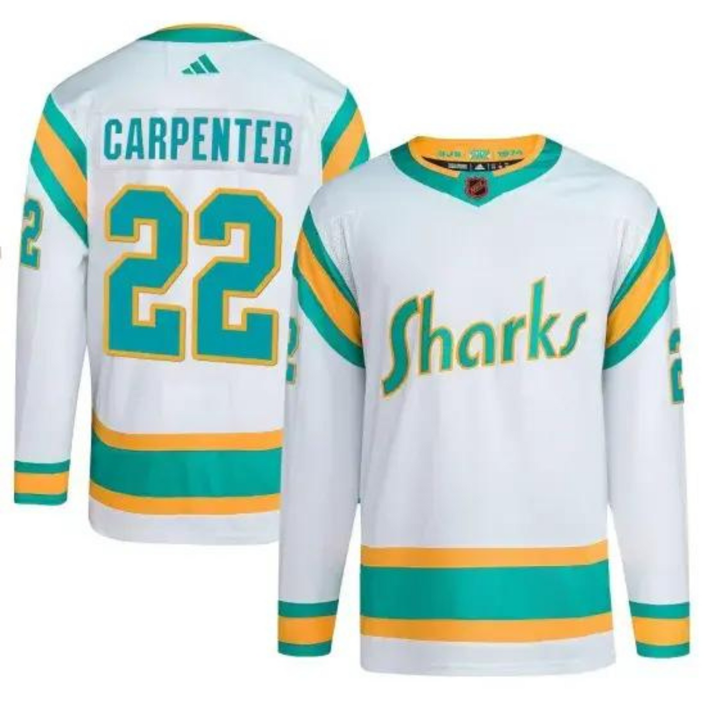 Hockey Ryan Carpenter San Jose Sharks 22 Jersey