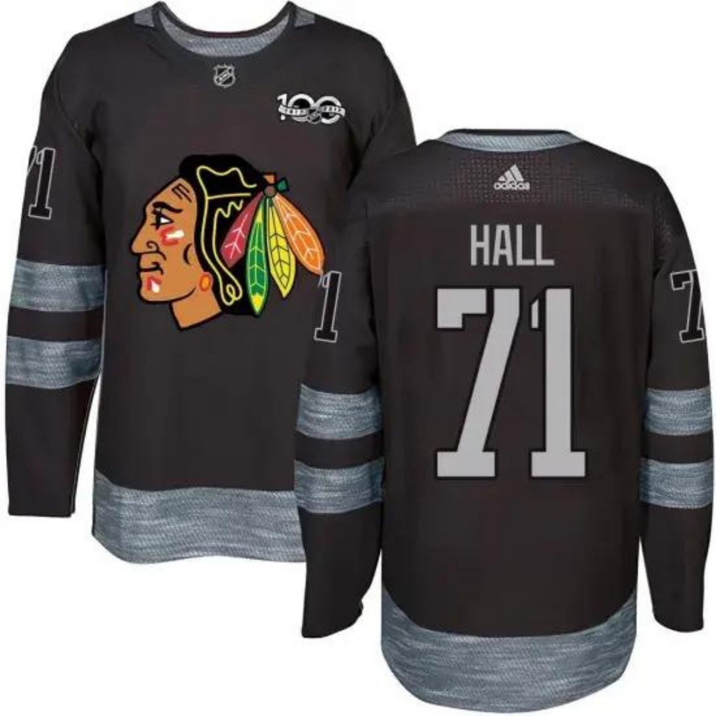 Hockey Taylor Hall Chicago Blackhawks 71 Jersey