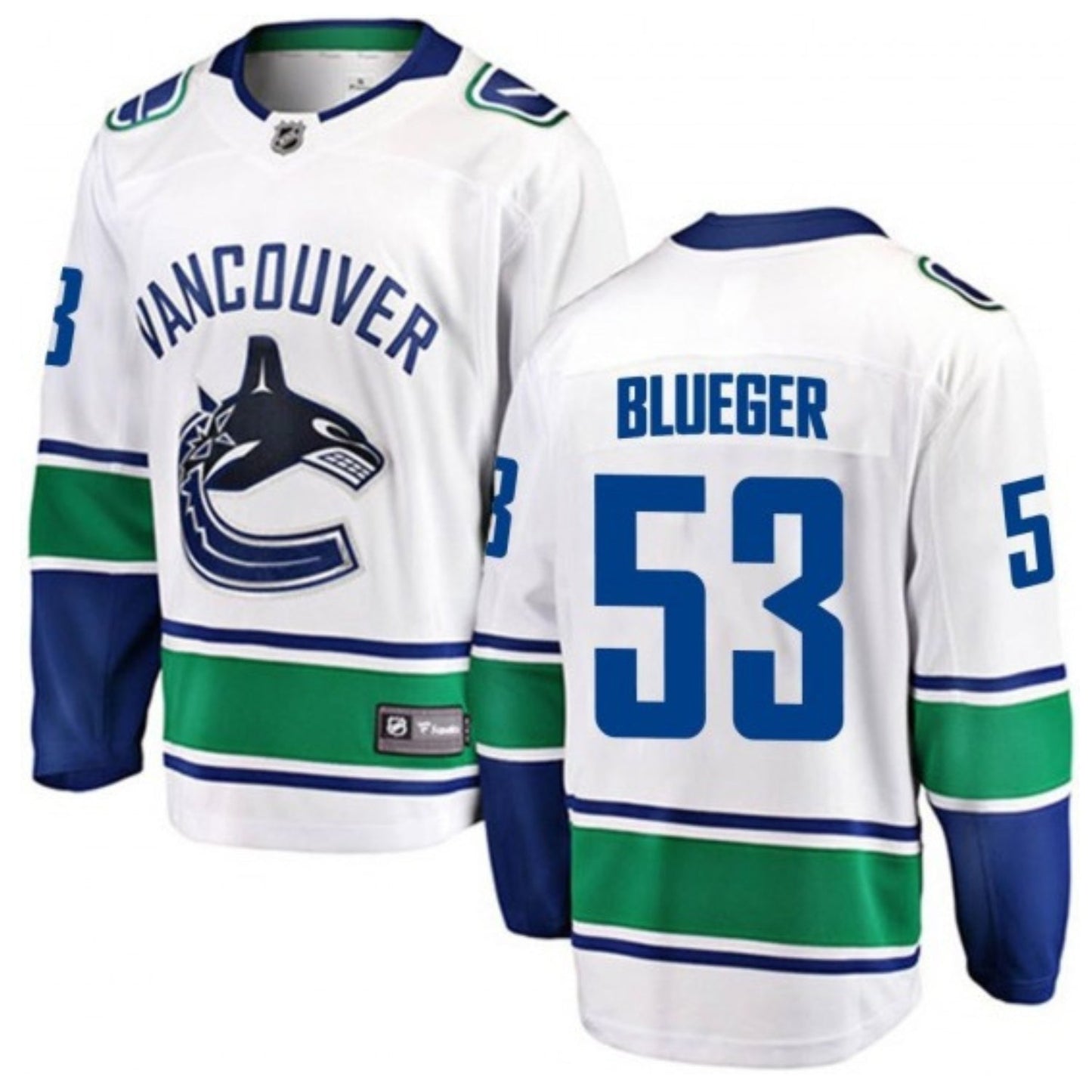 Hockey Teddy Blueger Vancouver Canucks 53 Jersey