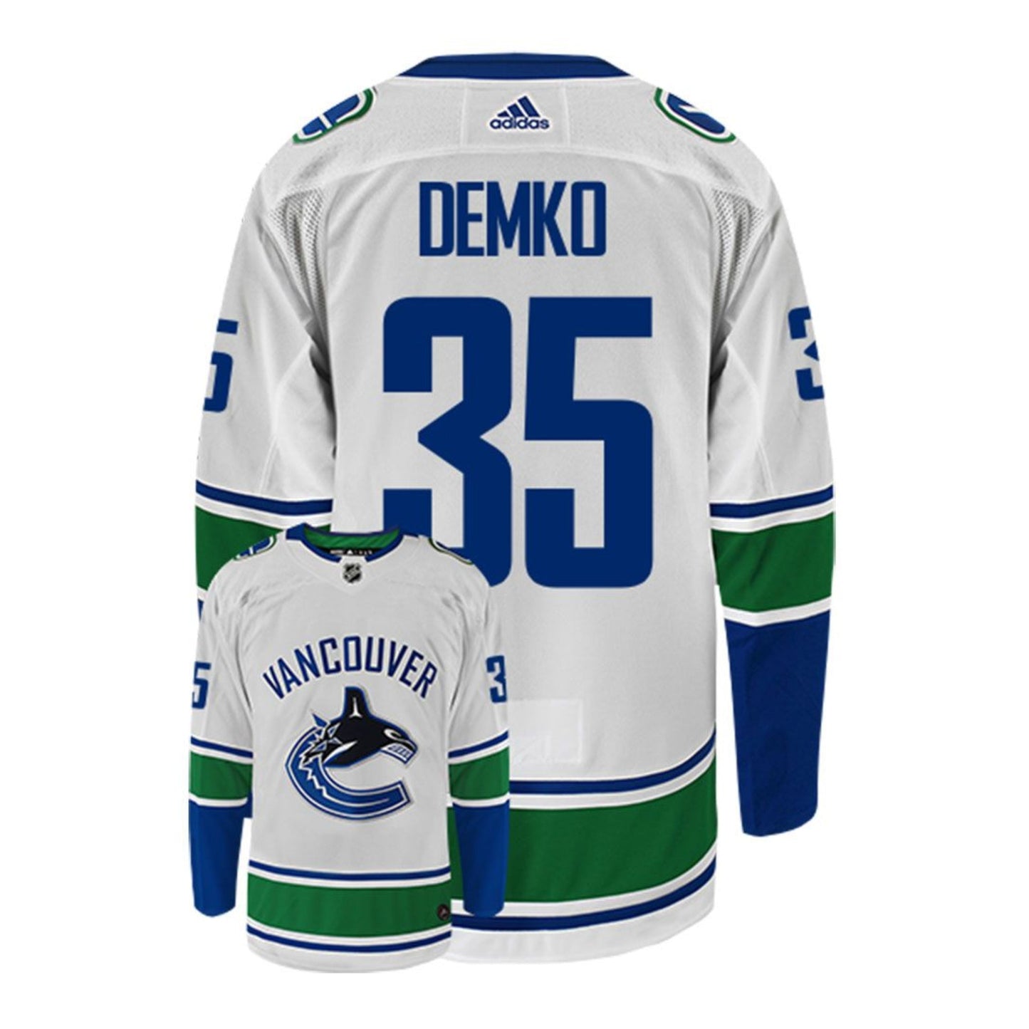 Hockey Thatcher Demko Vancouver Canucks 35 Jersey