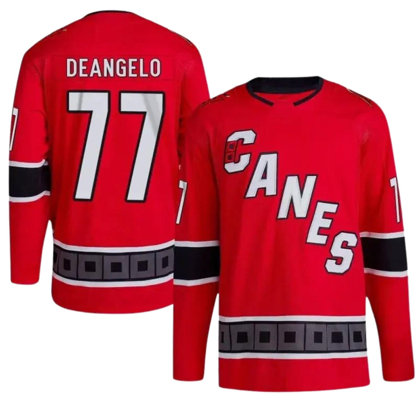 Hockey Tony DeAngelo Carolina Hurricanes 77 Jersey