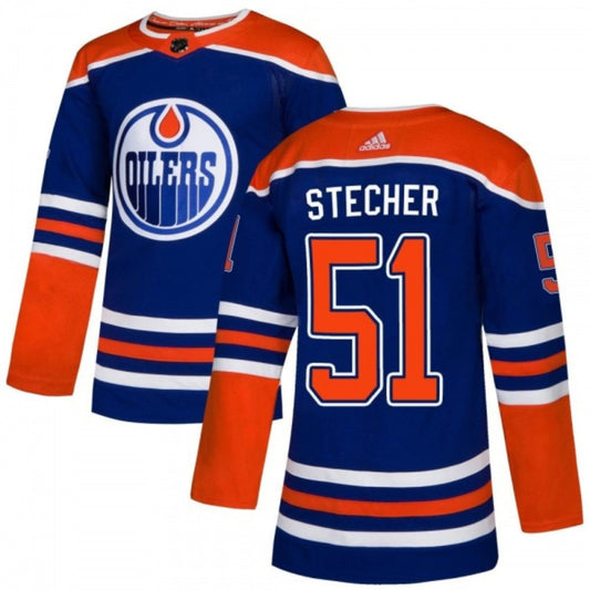 Hockey  Troy Stecher Edmonton Oilers 51 Jersey