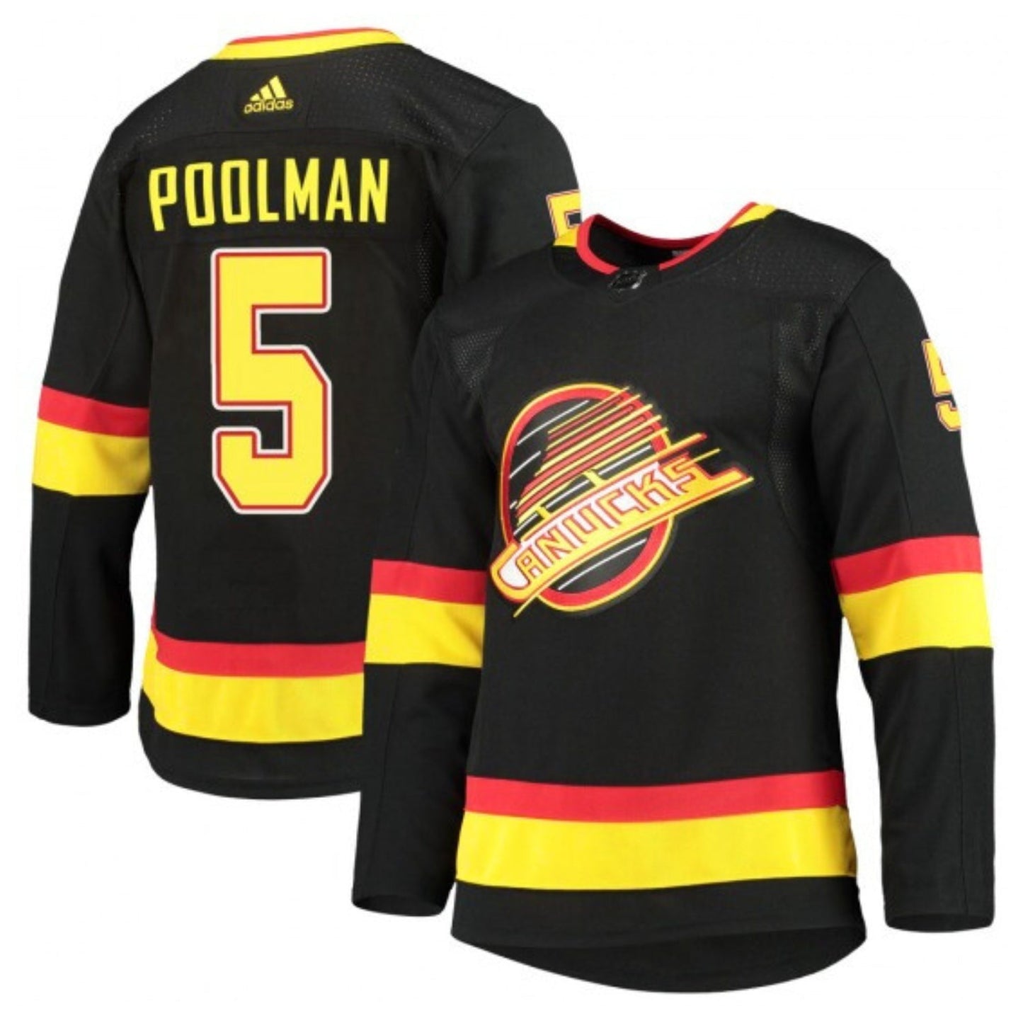 Hockey Tucker Poolman Vancouver Canucks 5 Jersey