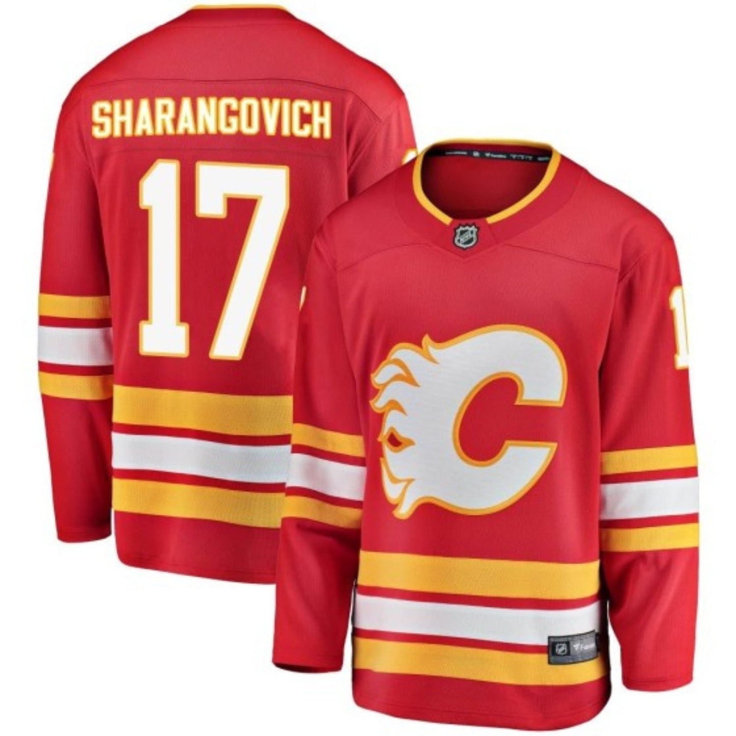 Hockey Yegor Sharangovich Calgary Flames 17 Jersey