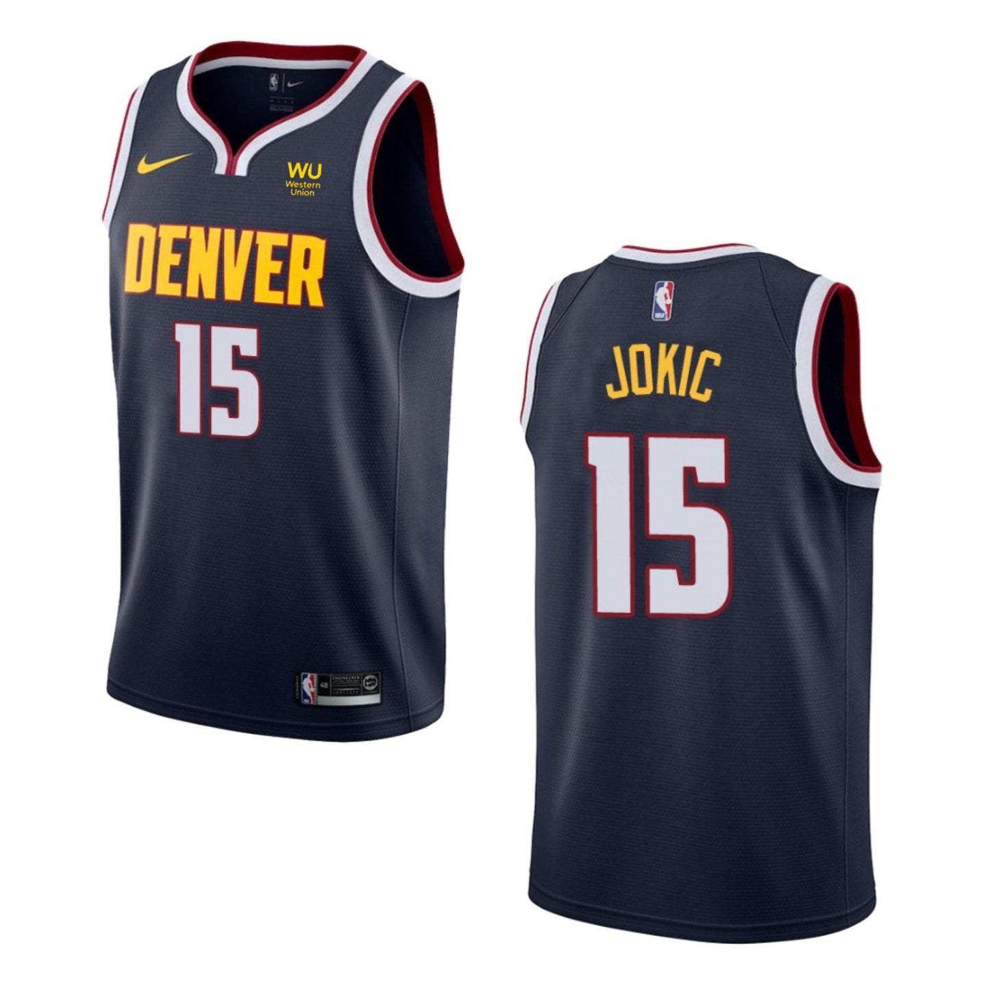 Basketball Nikola Jokic Denver Nuggets 15 Jersey