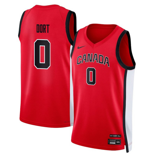 Olympic Luguentz Dort  Team Canada 0 Jersey