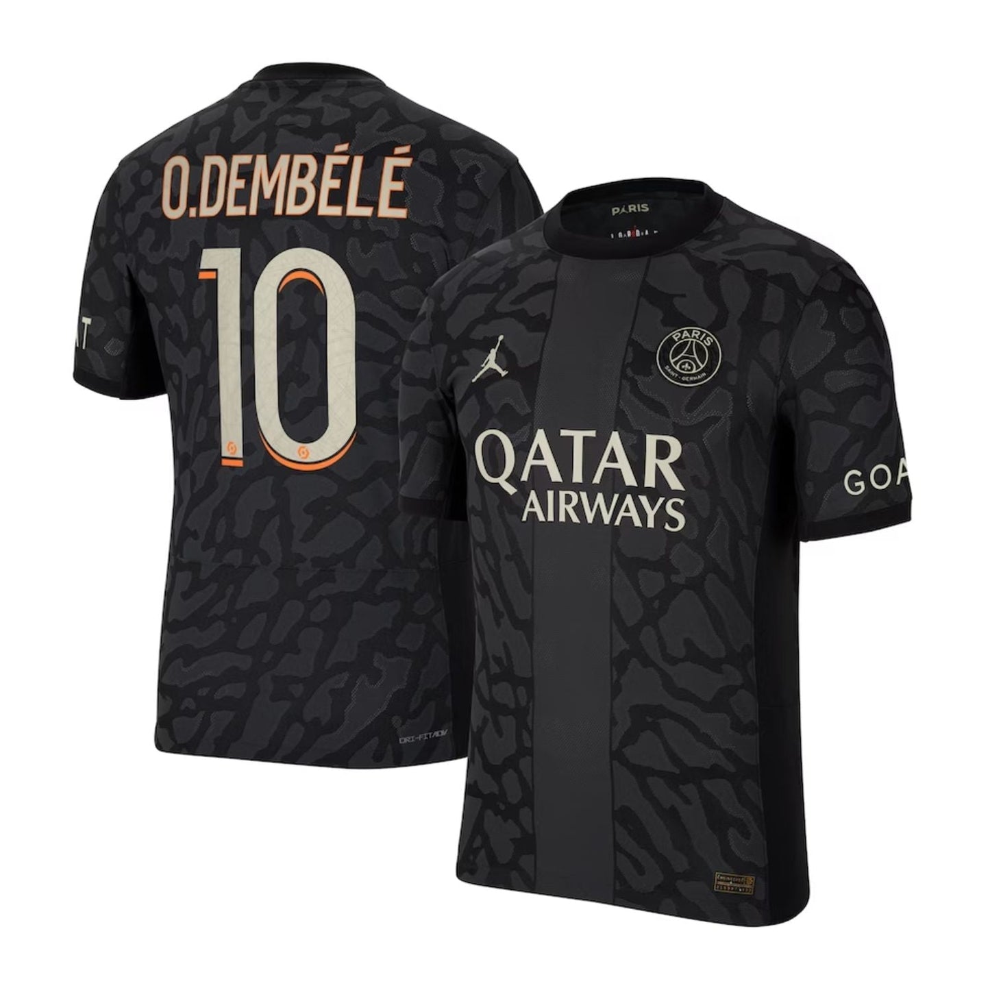 Ousmane Dembélé Paris Saint-Germain 10 Jersey