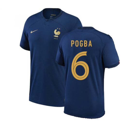 Paul Pogba France 6  FIFA World Cup Jersey - 2022-2023