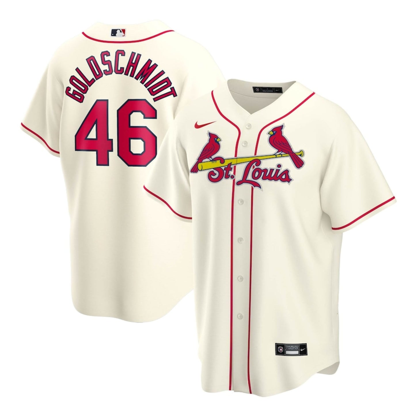 Baseball Paul Goldschmidt St. Louis Cardinals 46 Jersey