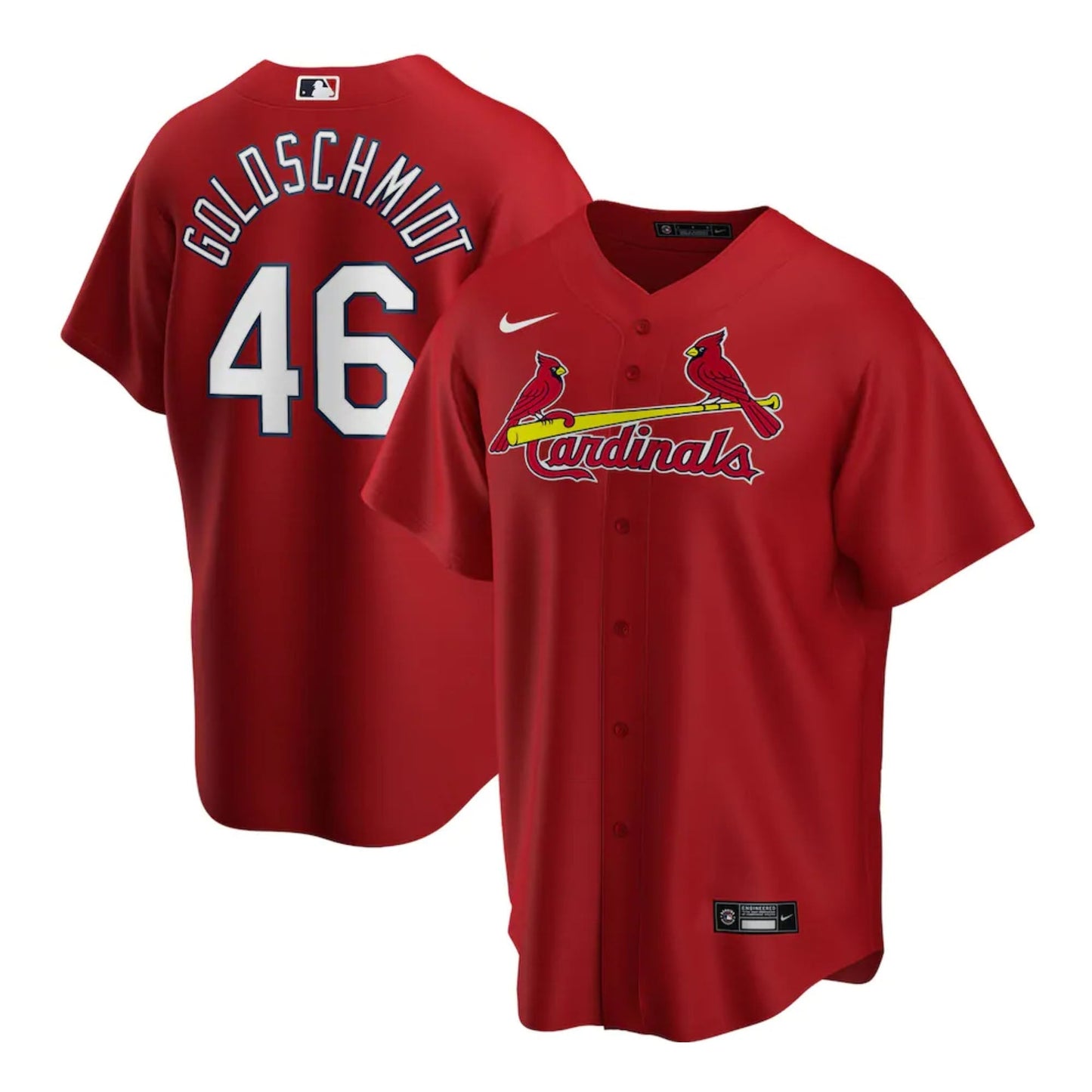 Baseball Paul Goldschmidt St. Louis Cardinals 46 Jersey