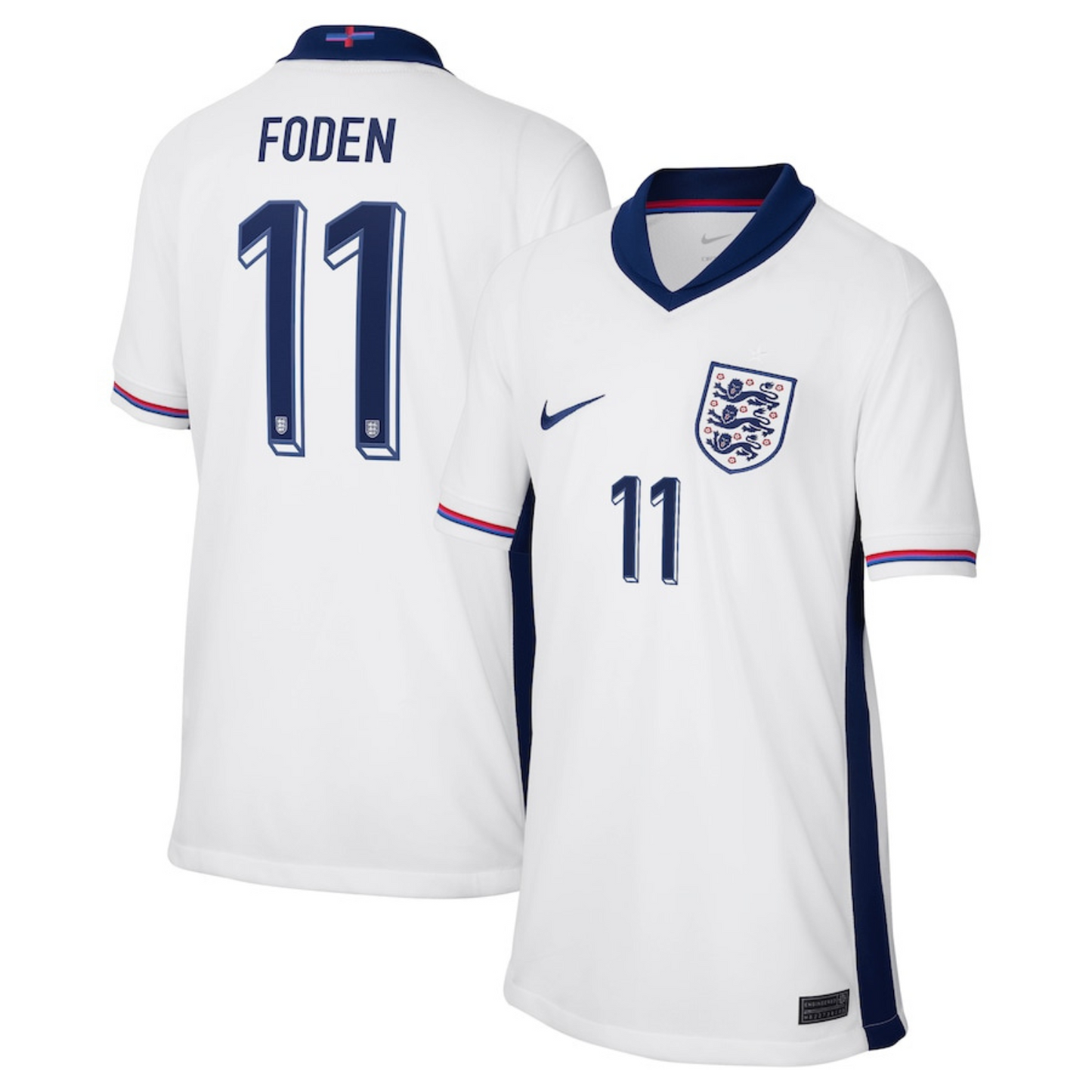 Phil Foden England 11 FIFA Euro Cup Jersey