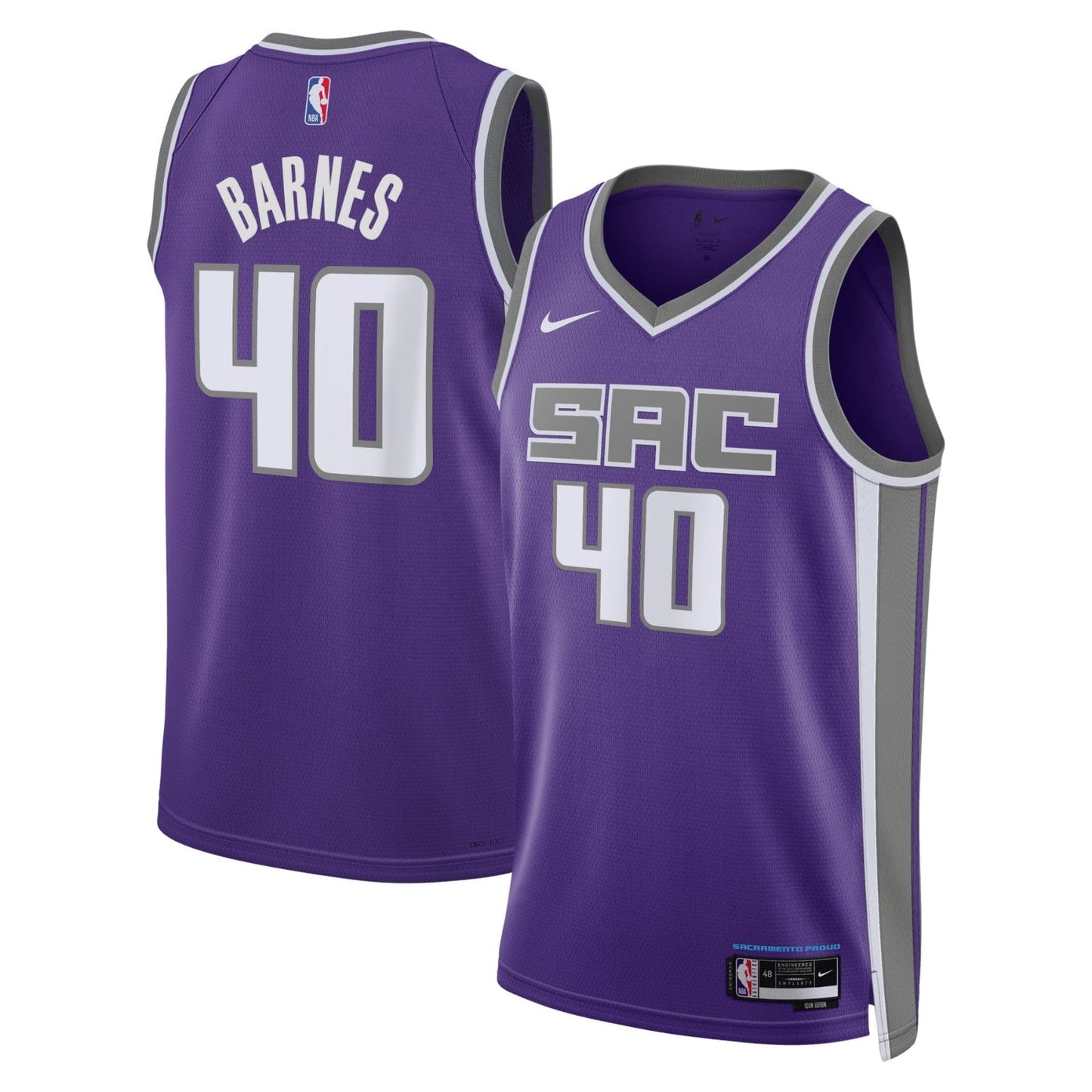 Basketball Harrison Barnes Sacramento Kings 40 Jersey