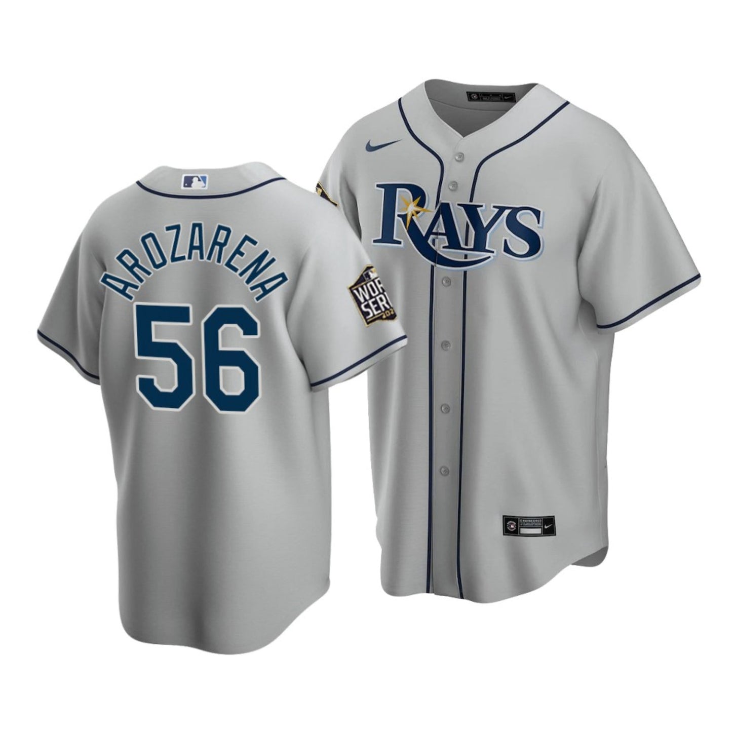 Baseball Randy Arozarena Tampa Bay Rays 56 Jersey
