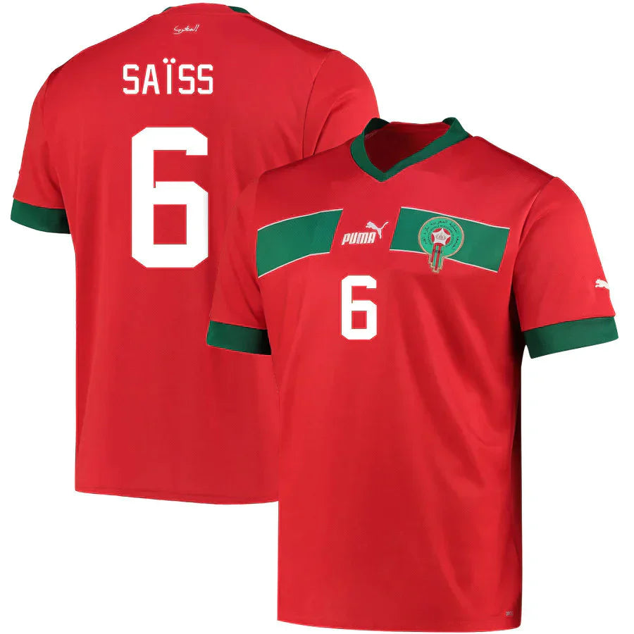 Romain Saiss Morocco 6 FIFA World Cup Jersey