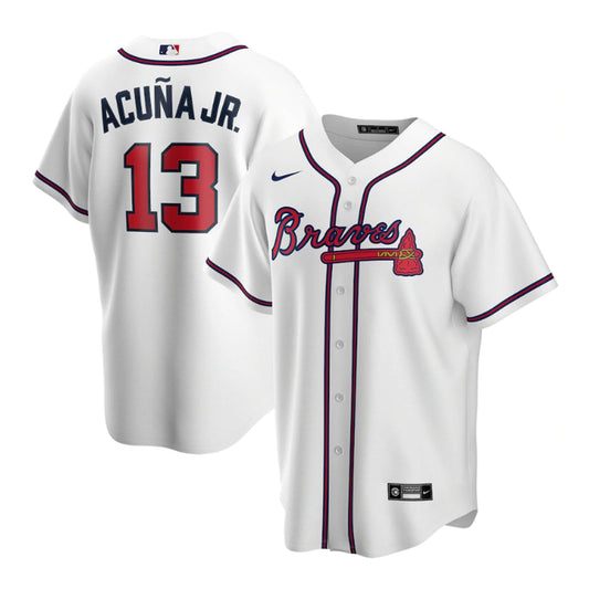 Baseball Ronald Acuna Jr. Atlanta Braves 13 Jersey