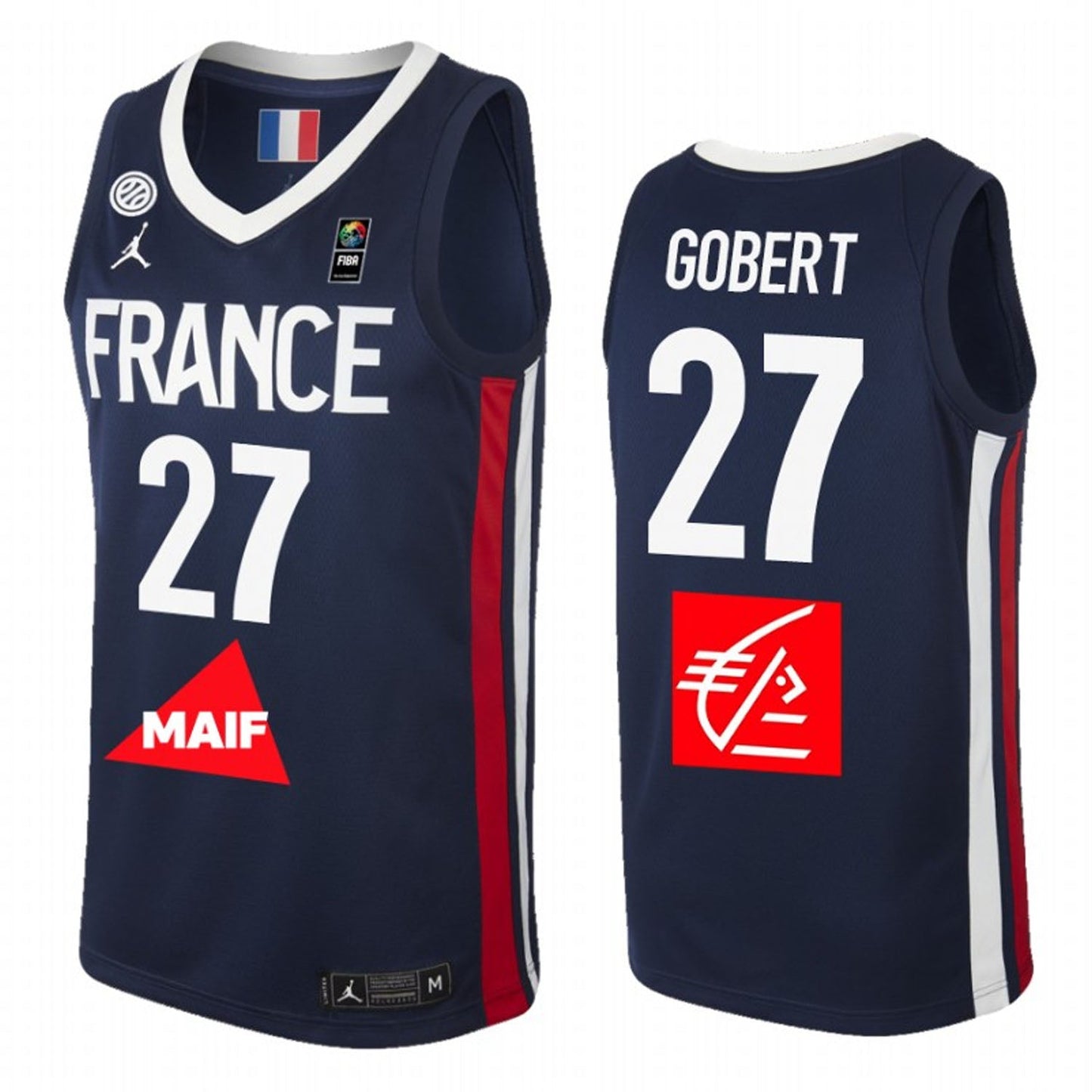 Rudy Gobert France FIBA Baketball World Cup 27 Jeresy