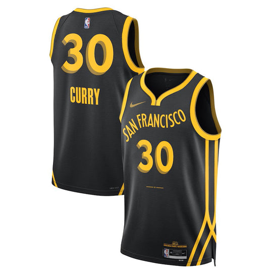 Stephen Curry Golden State Warriors 2023/24 Swingman Jersey - Black - City Edition