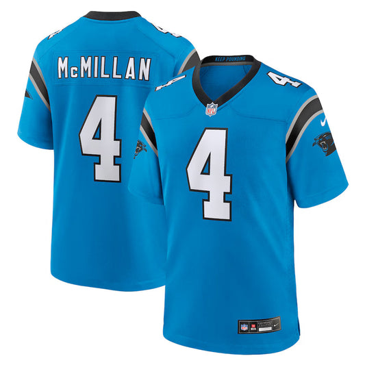 Football Tetairoa McMillan Carolina Panthers Alternate Game Jersey - Blue