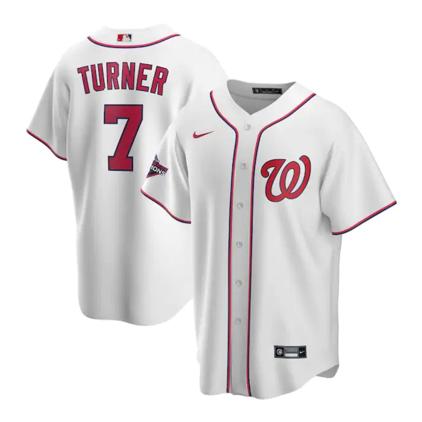 Baseball Trea Turner Washington Nationals 7 Jersey