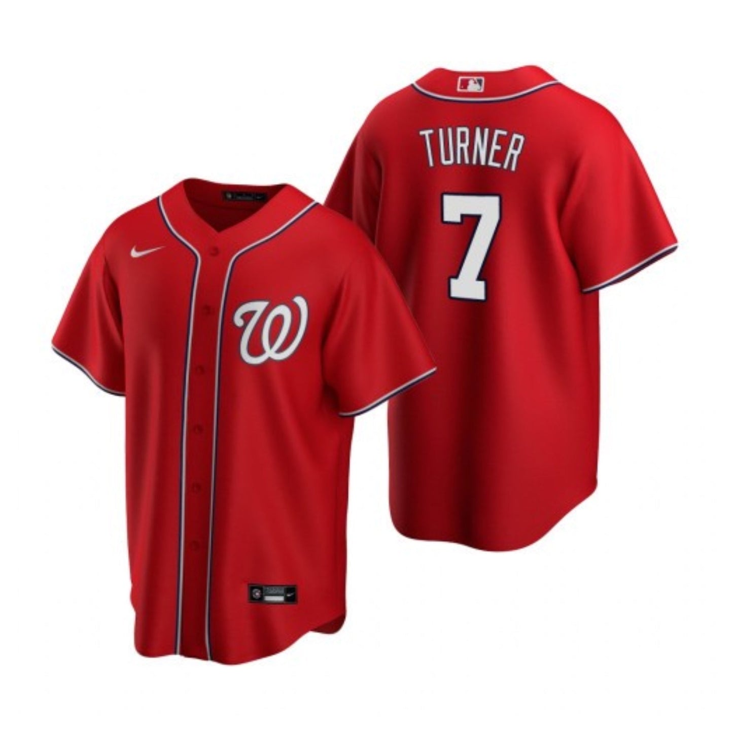 Baseball Trea Turner Washington Nationals 7 Jersey