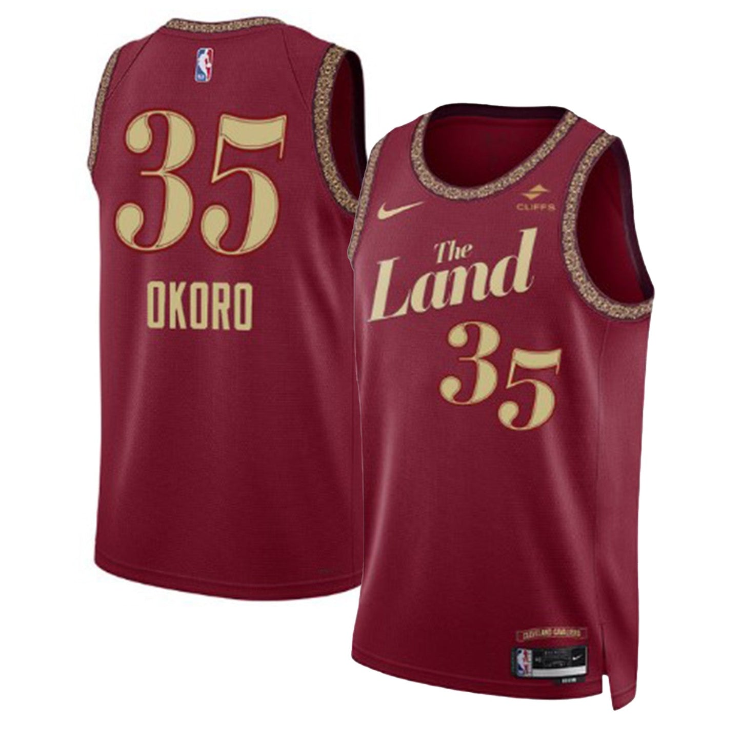 Basketball Isaac Okoro Cleveland Cavaliers 35 Jersey