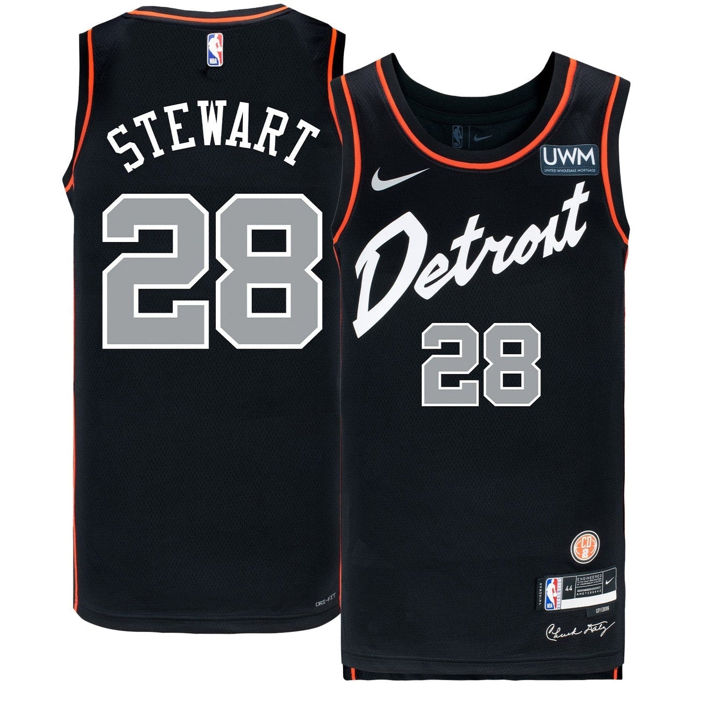 Isaiah Stewart Detroit Pistons 28 Jersey